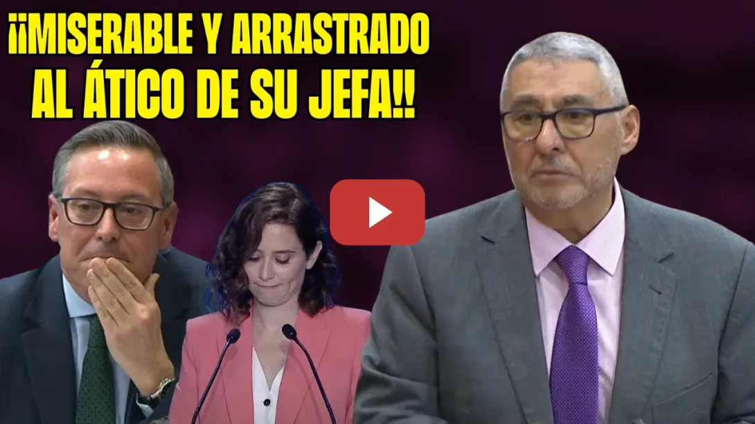 Embedded thumbnail for Caballero ENFILA al AYUSISTA Serrano por MISERABLE: ¡¡SOLIDARIOS con la CORRUPCIÓN!!