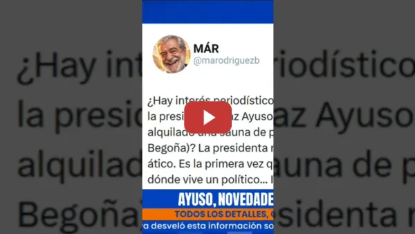 Embedded thumbnail for MAR se queja de que la gente hable del ático de Ayuso