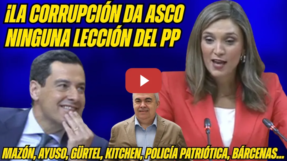 Embedded thumbnail for CONTUNDENTE RÉPLICA de María Márquez a Moreno BONILLA (PP) ESCÁNDALO en la SANIDAD PRIVADA 1.500 M€