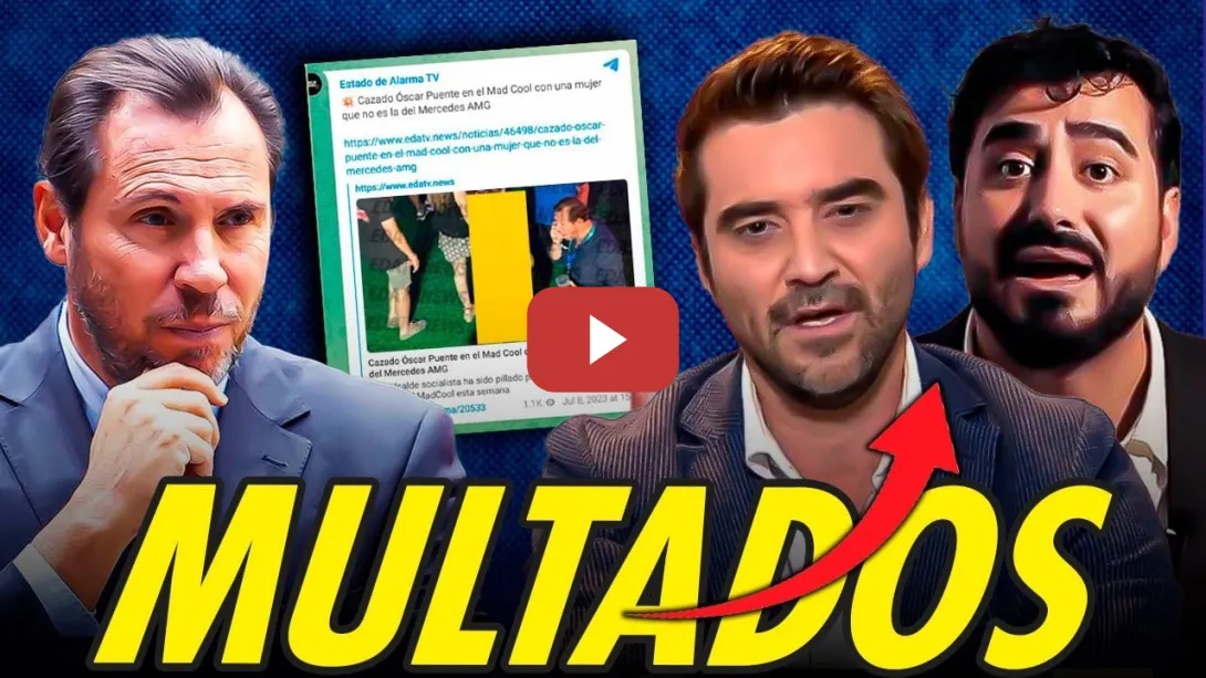Embedded thumbnail for ALVISE Y NEGRE CONTRA LAS CUERDAS CON LAS DENUNCIAS DE OSCAR PUENTES Y CRYPTOSPAIN