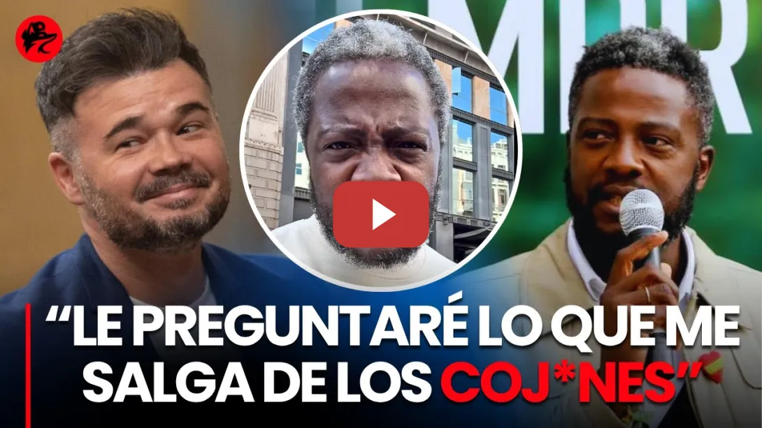 Embedded thumbnail for Bertrand Ndongo amenaza a Gabriel Rufián y lo pillan en &quot;X&quot; mintiendo sobre su vida laboral