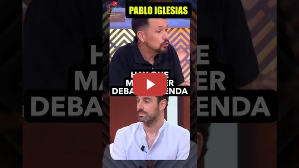 Embedded thumbnail for Pablo Iglesias. El debate de la vivienda incomoda a la derecha, hay que mantenerlo.