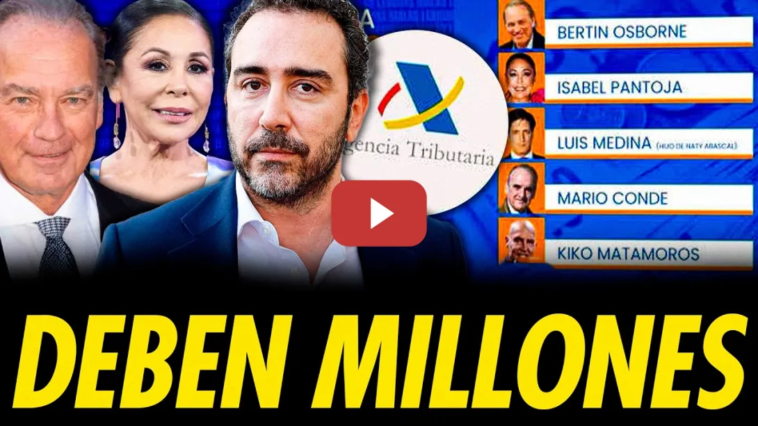 Embedded thumbnail for MOROSOS DE ESPAÑA EN LA TELE: ALDAMA DEBE CIENTOS DE MILLONES Y NO PAGA IRPF