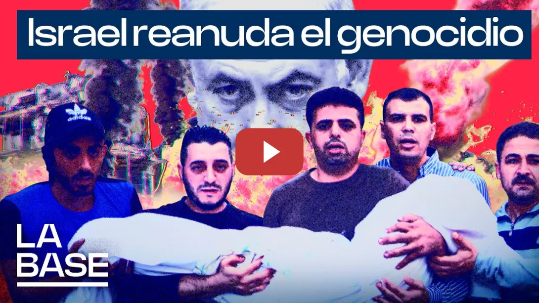 Embedded thumbnail for La Base 5x109 | Netanyahu vuelve a bombardear Gaza y m*t* a 170 niños
