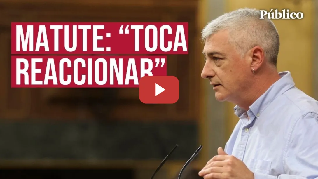 Embedded thumbnail for OSKAR MATUTE y su alegato contra el CAPITALISMO: "Sus guerras, nuestras crisis"