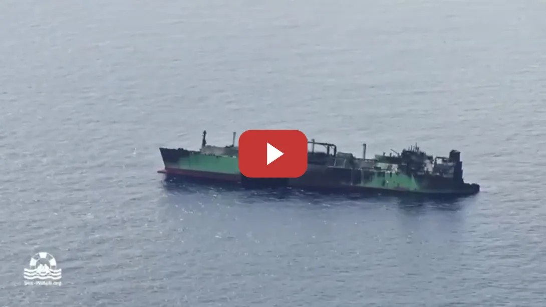 Embedded thumbnail for El buque ruso a la deriva en el Mediterráneo es "una bomba medioambiental"