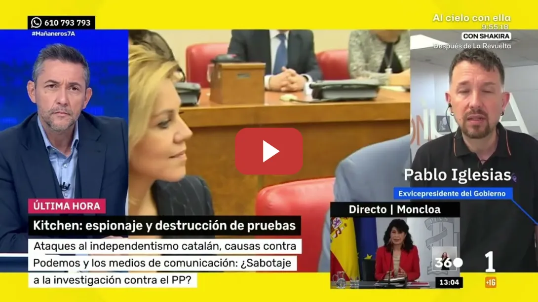 Embedded thumbnail for El Caso Kitchen y las cloacas no se entienden sin los medios de comunicación