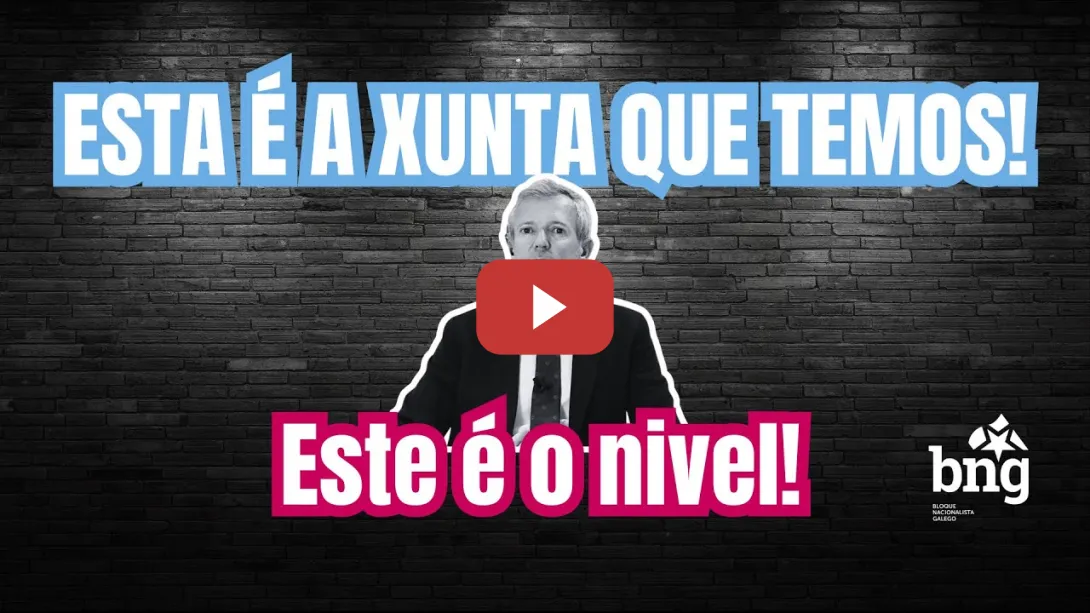 Embedded thumbnail for Esta é a Xunta que temos. Este é o nivel!