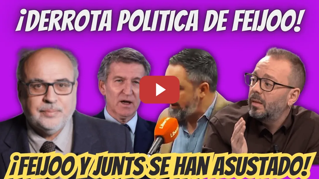 Embedded thumbnail for Enric Juliana: Feijóo FIRMA su SENTENCIA y PIERDE ante VOX , Pedro Sánchez GANA y Junts se ASUSTA