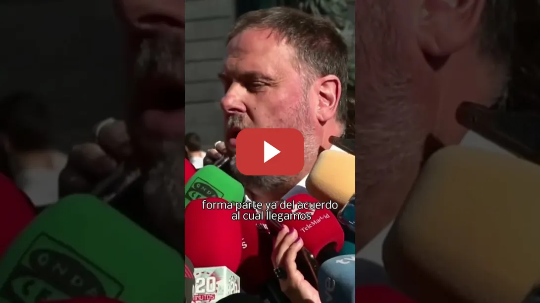 Embedded thumbnail for Junqueras: “La amnistía ya la hemos pactado con el PSOE” (19-9-2023)
