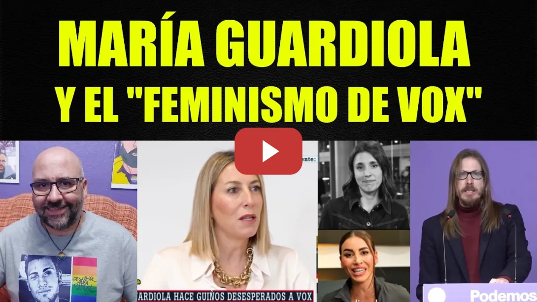 Embedded thumbnail for María Guardiola y el feminismo de Vox. La testosterona de Emilio Delgado.