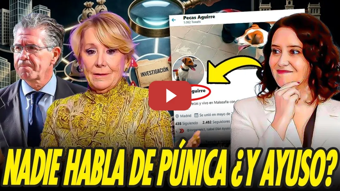 Embedded thumbnail for NADIE ESTÁ HABLANDO DEL JUICIO DE LA PÚNICA, 41 IMPUTADOS, 600 AÑOS DE CÁRCEL Y AYUSO DE ROSITAS