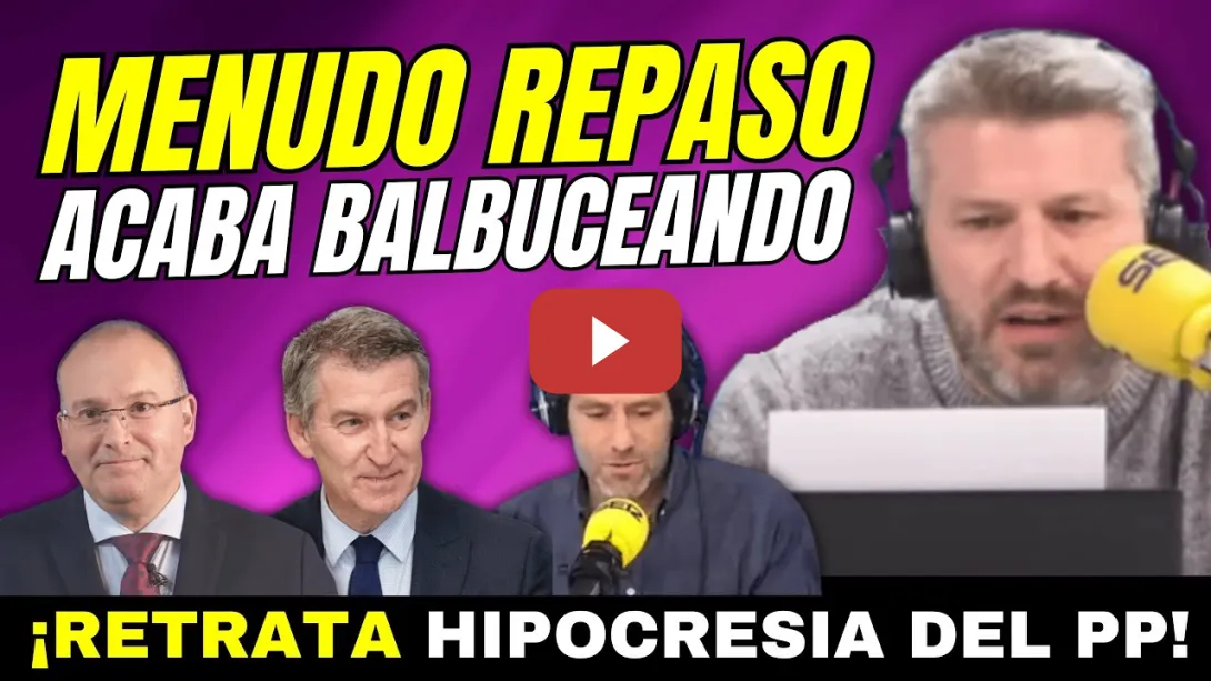 Embedded thumbnail for AIMAR BRETOS HACE BALBUCEAR A BORJA SÉMPER POR HIPÓCRITA EN ESTA ENTREVISTA