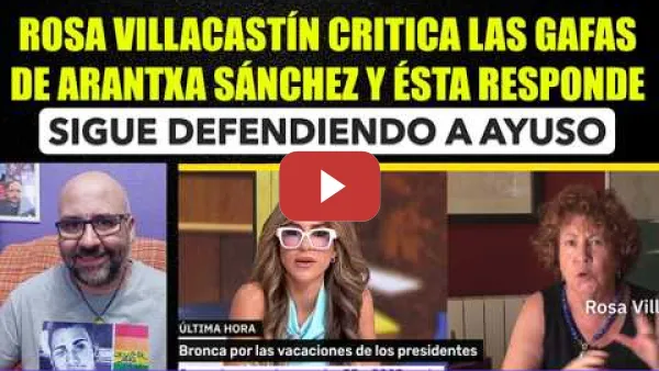 Embedded thumbnail for Arancha Sánchez responde a Rosa Villacastín tras criticar sus gafas y escritura.