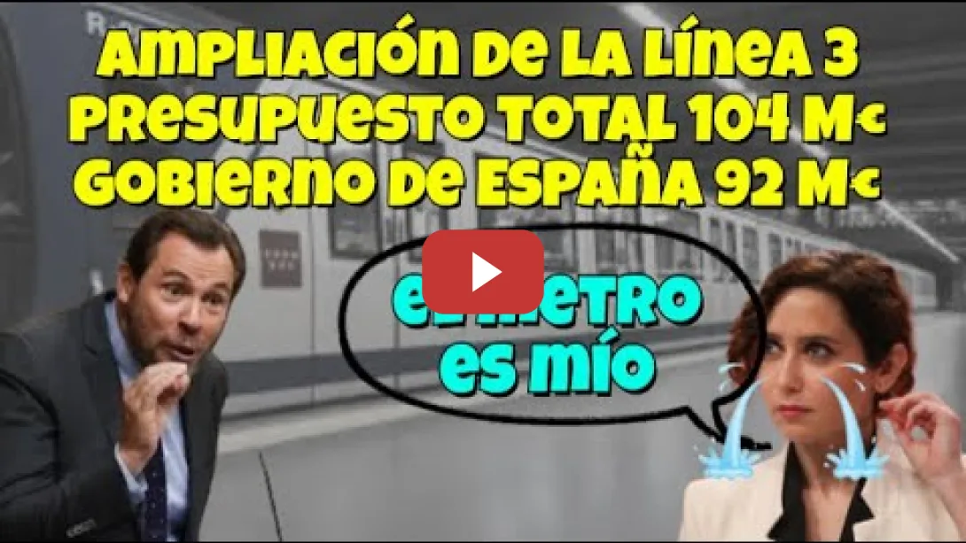 Embedded thumbnail for Ayuso cancela un acto oficial para no reconocer que se hizo con dinero del Gobierno de España