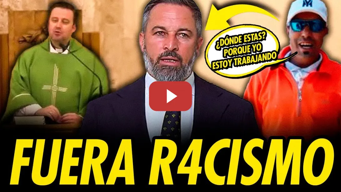Embedded thumbnail for CURA DE VALDEPEÑAS ESTALLA CONTRA LA EXPLOTACIÓN MIENTRAS QUE UN MIGRANTE LE TIRA UN DARDO A ABASCAL