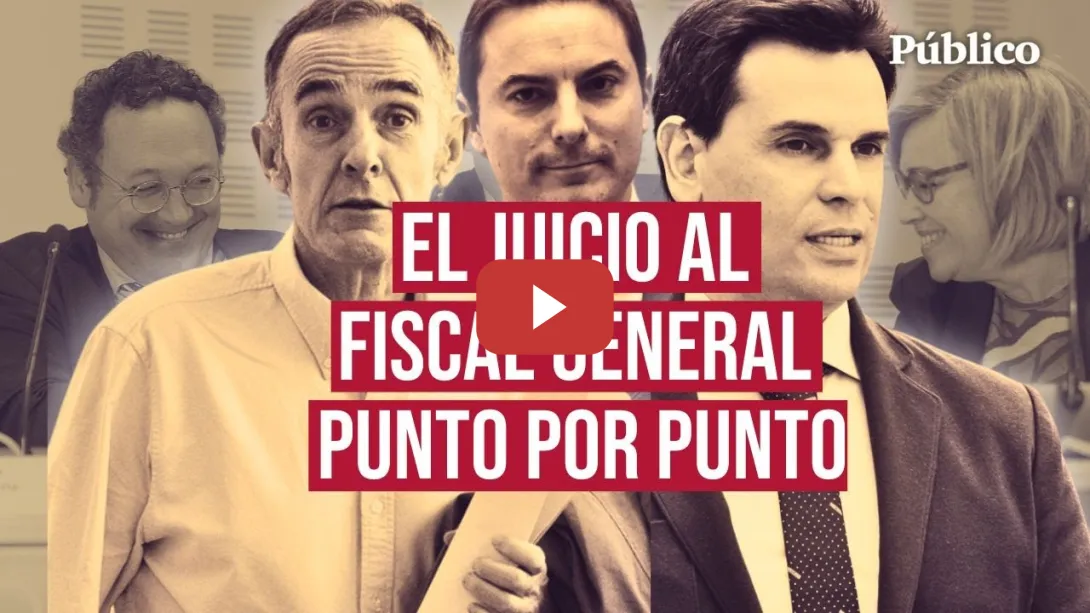Embedded thumbnail for Claves del juicio al FISCAL GENERAL: de su estrategia de defensa al victimismo de la pareja de AYUSO