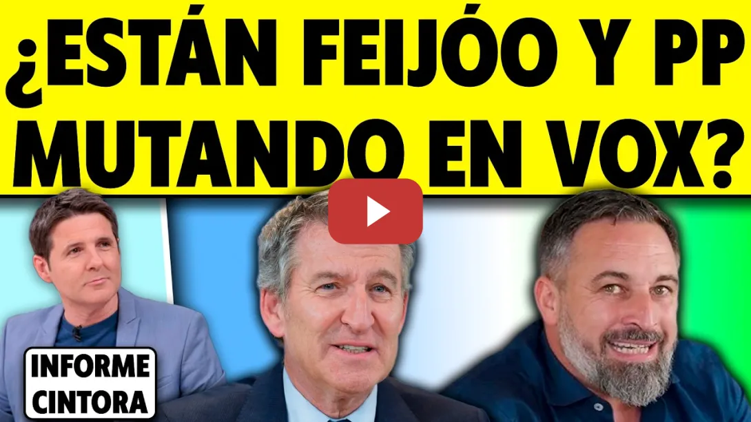 Embedded thumbnail for ¿ESTÁN FEIJÓO Y EL PP MUTANDO EN VOX?