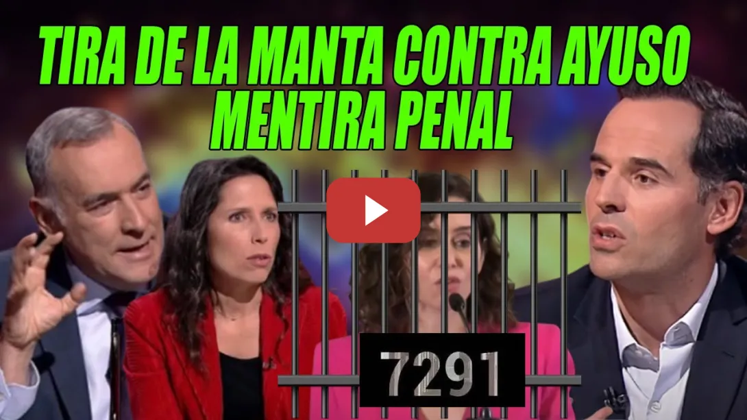 Embedded thumbnail for B0MBAZ0💥Fortes y Nebot HACEN CANTAR a Aguado💥¡Ayuso nos PROMETIÓ q iba a MEDICALIZARLAS y NO lo hizo