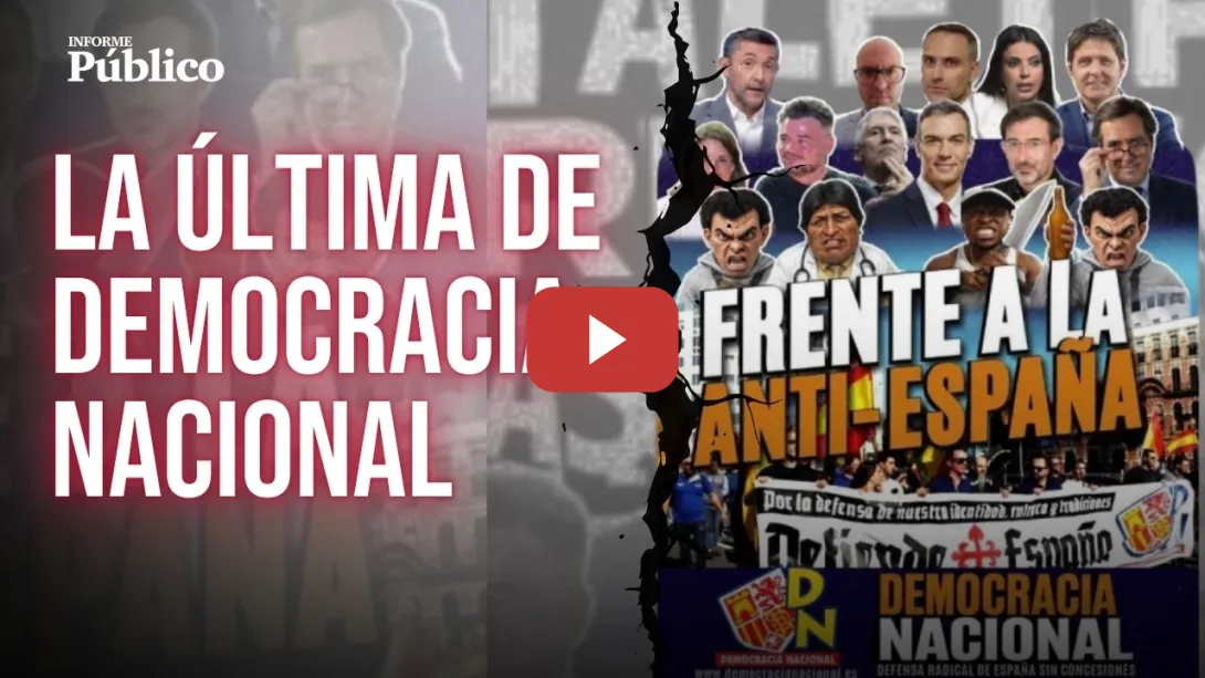 Embedded thumbnail for DEMOCRACIA Nacional difunde FOLLETOS con caras de periodistas de Público | Informe Público