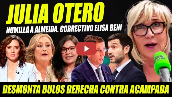 Embedded thumbnail for JULIA OTERO HUMILLA ALMEIDA DESMONTANDO BULOS Y SOMETE A ELISA BENI DERECHIZADA. COBO 44 PROPIEDADES