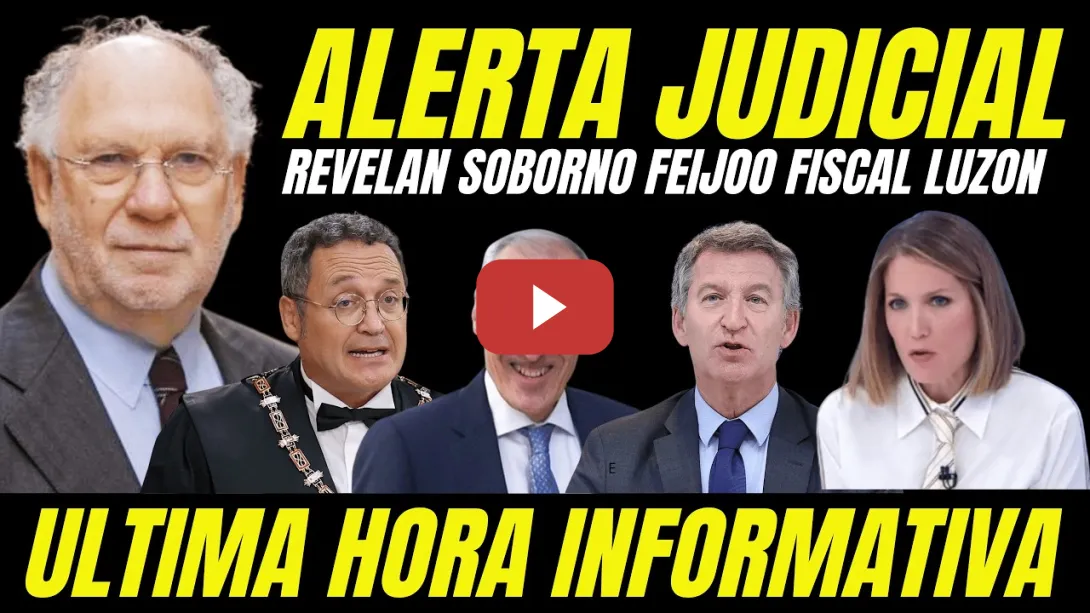 Embedded thumbnail for BOMBAZO "DESTAPAN PAGO SOBORNO AL FISCAL LUZÓN DE FEIJÓO" ASCENSO POR ACABAR CON PEDRO SÁNCHEZ