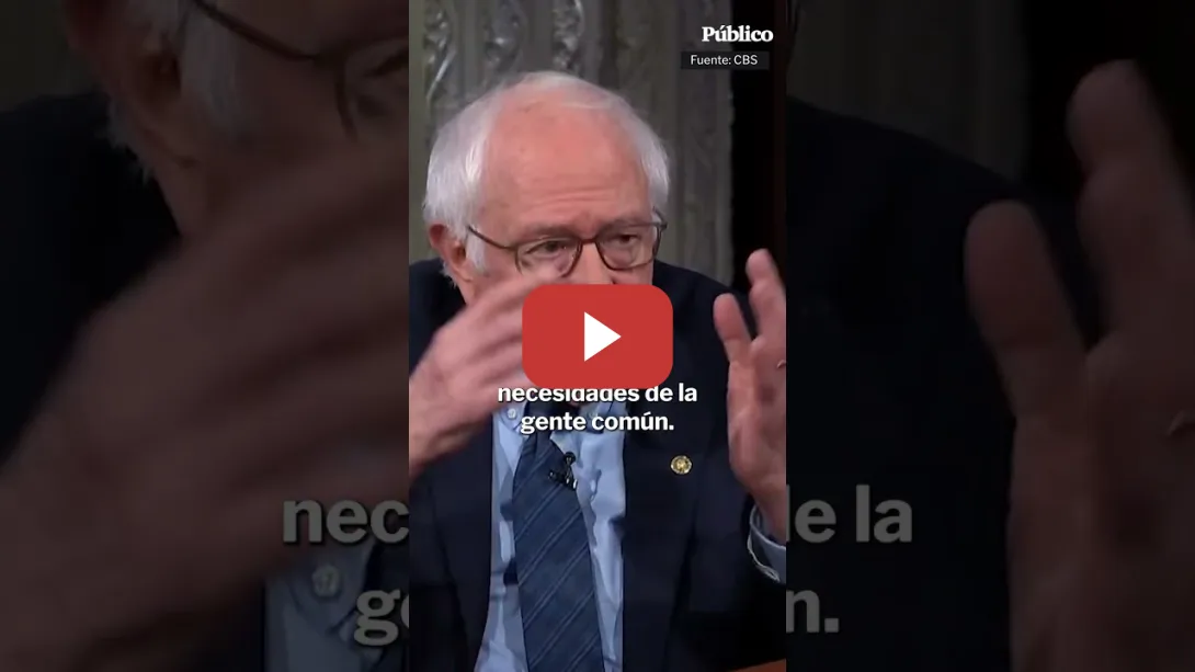 Embedded thumbnail for Bernie Sanders, sobre el poder y la lógica de impunidad: "Es un descenso hacia la barbarie"