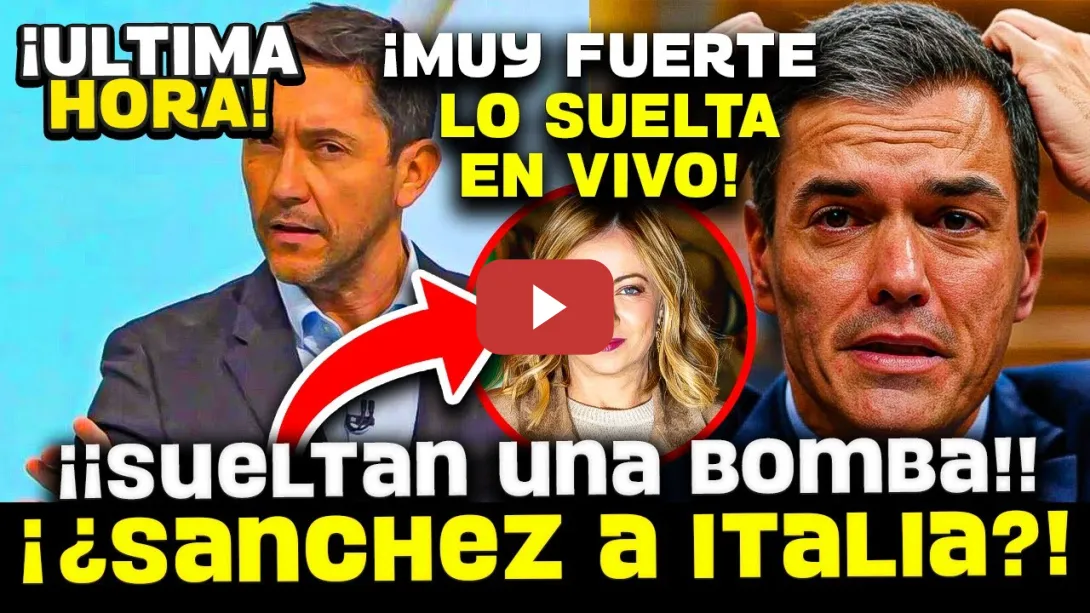 Embedded thumbnail for 💥BOMBAZO: SÁNCHEZ ACLAMADO EN EL PARLAMENTO ITALIANO Y ELOGIADO COMO EL MEJOR LÍDER DE EUROPA