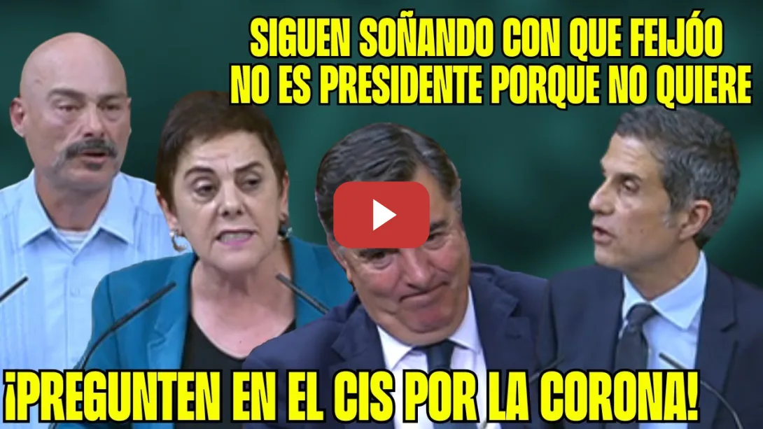 Embedded thumbnail for El PP sale ESCALDADO tras atacar al CIS ¡NO PREGUNTAN por la MONARQUÍA! ¡FEIJÓO NO ES PRESIDENTE...!