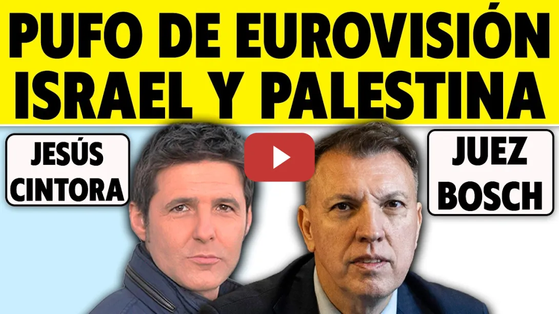 Embedded thumbnail for EL TRUÑO DE EUROVISIÓN, PREMIAN A ISRAEL Y PASAN DE LOS PALESTINOS