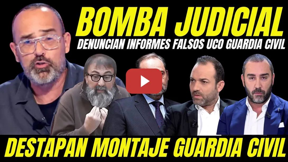 Embedded thumbnail for HIJO DE ÁBALOS DENUNCIA INFORMES FALSOS GUARDIA CIVIL "APORTA PRUEBAS MONTAJE JUDICIAL"