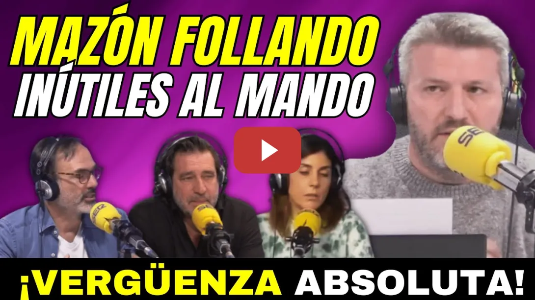 Embedded thumbnail for MAZÓN FOLLANDO Y UNOS INÚTILES AL MANDO, RESUMEN DECLARACIÓN SALOMÉ PRADAS Y EMILIO ARGÜESO