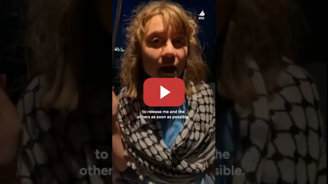 Embedded thumbnail for ISRAEL SECUESTRA ACTIVISTAS CONTRA EL GENOCIDIO EN AGUAS INTERNACIONALES, ENTRE ELLOS GRETA THUNBERG