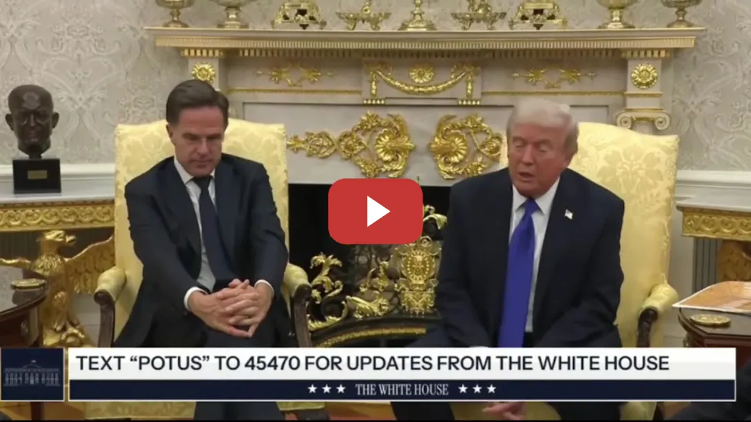 Embedded thumbnail for Trump dice, junto a Rutte, que España no &quot;juega en equipo&quot; en la OTAN
