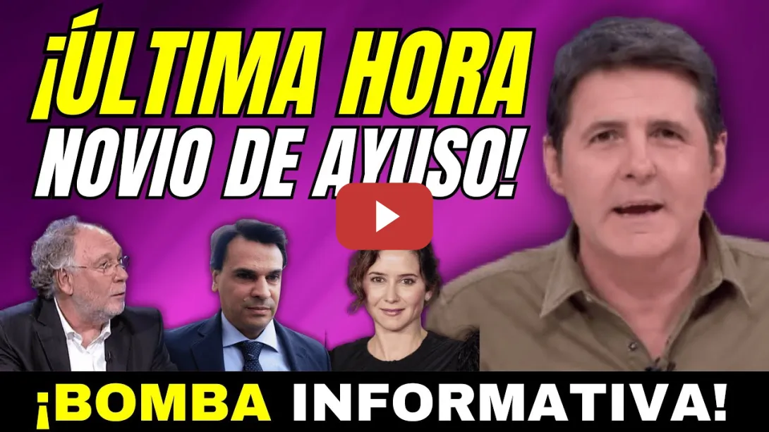 Embedded thumbnail for ¡BOMBAZO!. EL NOVIO DE AYUSO BLANQUEÓ DINERO CON EL ÁTICO, DELITO BLANQUEO DE CAPITALES
