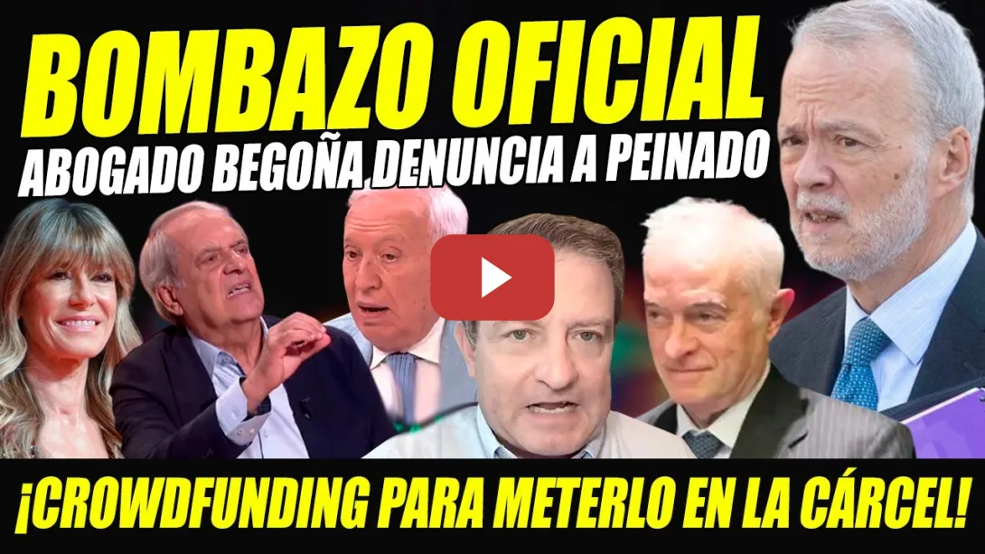 Embedded thumbnail for ABOGADO BEGOÑA DENUNCIA A PEINADO. PIDEN DINERO PARA QUERELLA PENAL PDTA.CGPJ PROPONE EXPEDIENTE