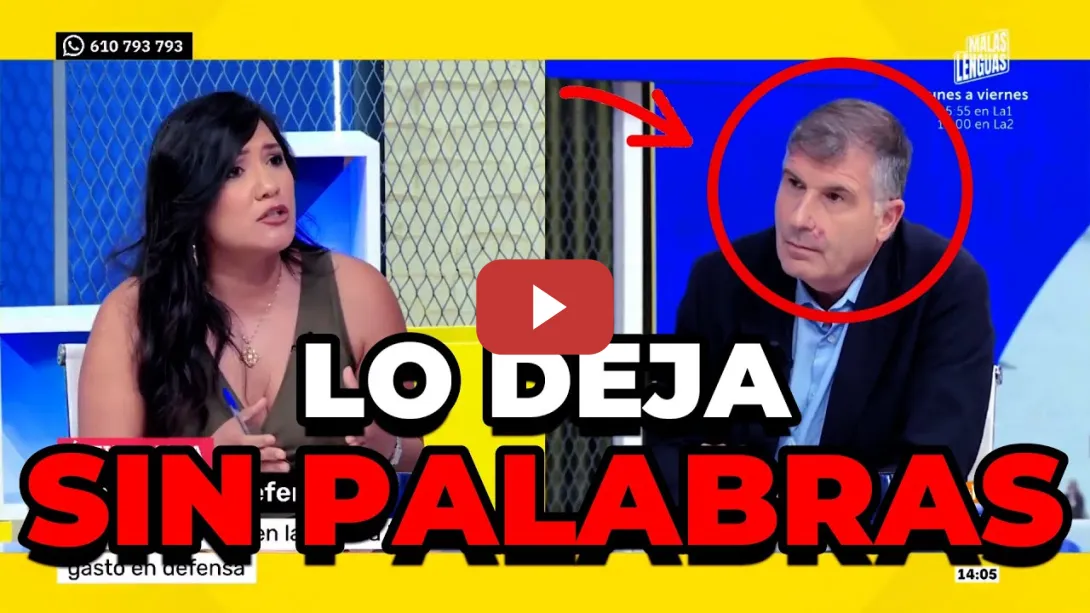 Embedded thumbnail for Laura Arroyo arrasa en TVE respondiendo a un periodista de derecha sobre P*lestina