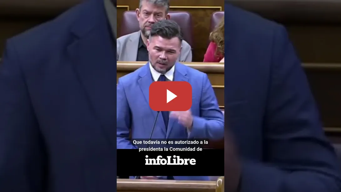 Embedded thumbnail for Rufián, afea a Feijóo no desautorizar a Ayuso por lo que dijo de las víctimas de las residencias