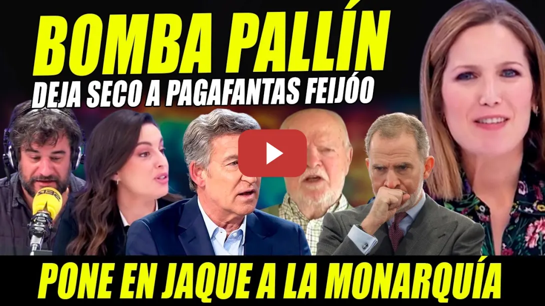 Embedded thumbnail for INTXAURRONDO FLIPANDO CON FELIPE VI ACOJONADO X CULPA DE FEIJÓO. PALLÍN SUELTA BOMBA DEFRAUDADOR