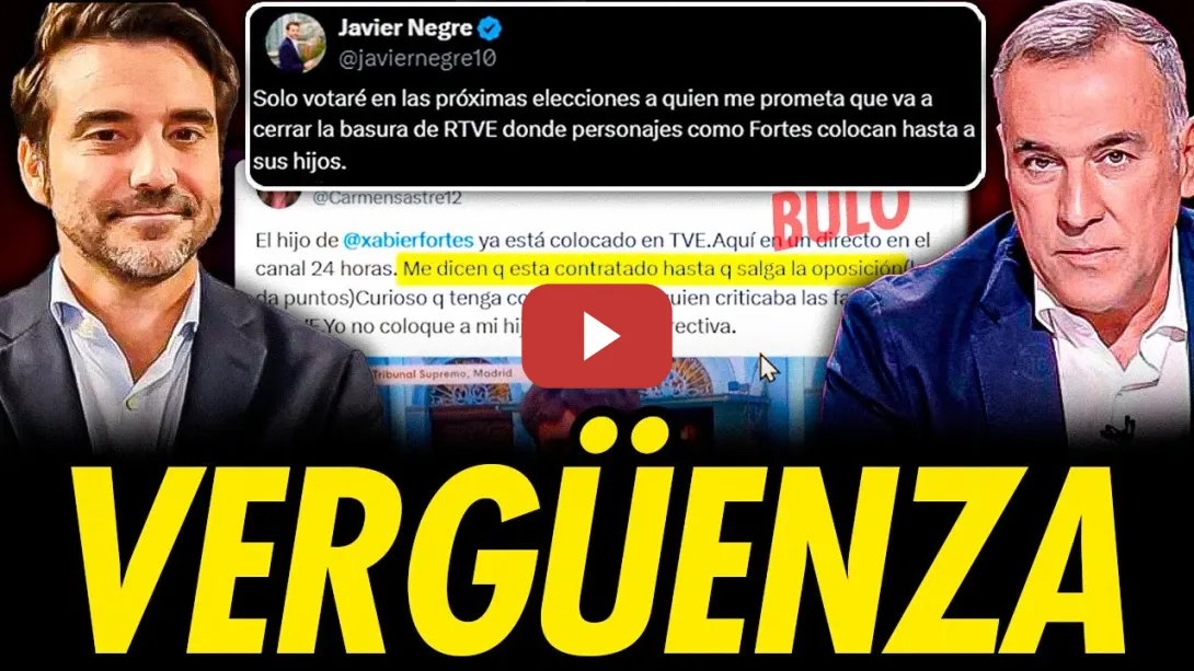 Embedded thumbnail for LA DERECHA ATACA CON BULOS AL HIJO DE FORTES Y A TVE