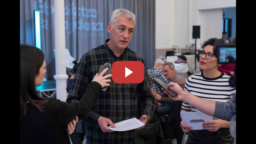 Embedded thumbnail for Declaraciones de Oskar Matute sobre la problemática de la vivienda, en Pamplona-Iruñea