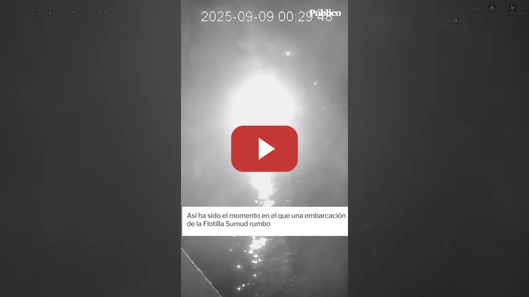 Embedded thumbnail for El momento en el que un dron ataca en el puerto de Túnez a una de las embarcaciones de la Flotilla