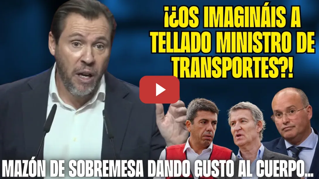 Embedded thumbnail for Con un PAR!👏 Óscar Puente pasa el RODILLO a la DERECHA: TXAPOTE, MAZÓN, FEIJÓO...