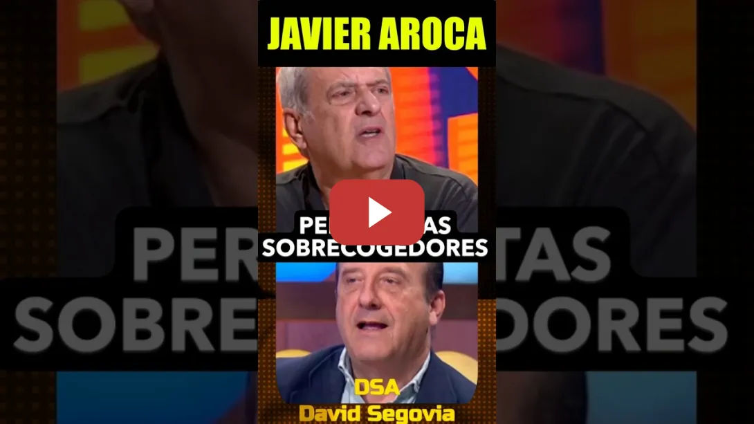 Embedded thumbnail for Javier Aroca. Hay desinformación porque hay periodistas SobreCogedores.