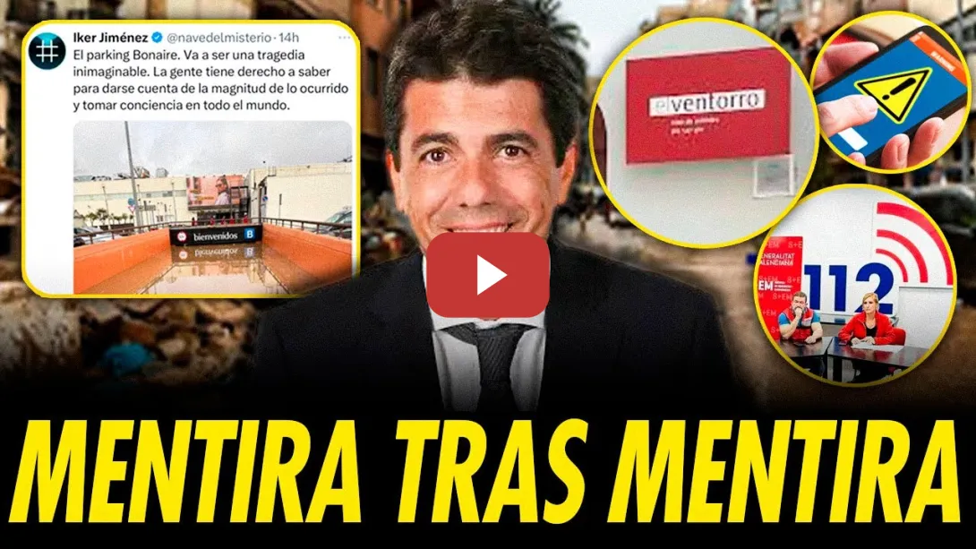 Embedded thumbnail for UN AÑO DE MENTIRAS SOBRE LA DANA. MAZÓN MINTIÓ DESDE EL PRIMER DÍA