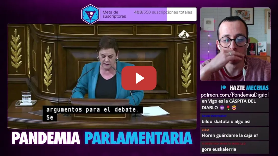 Embedded thumbnail for Pandemia Parlamentaria: Sesión de Control, Impuestos a los Yates, Vox y la Milana Bonita...