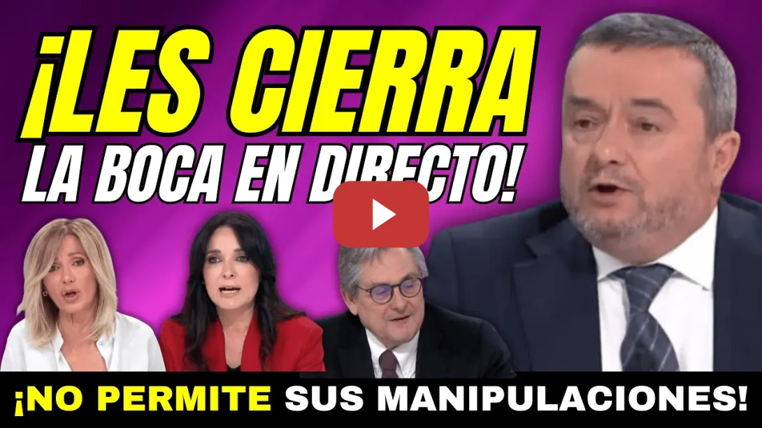 Embedded thumbnail for CHEMA CRESPO SE MERIENDA A MARHUENDA Y A PERIODISTA FACHA DE EL ESPAÑOL POR SUS ATAQUES AL GOBIERNO