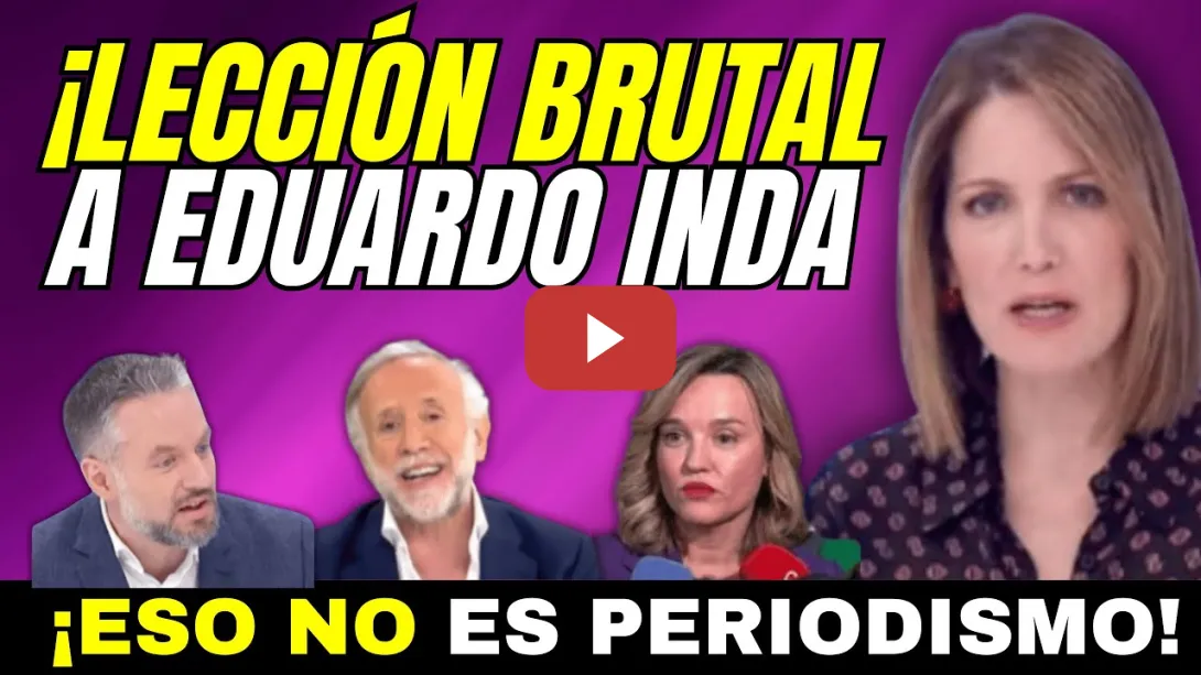 Embedded thumbnail for DESTROZA A INDA, LECCIÓN DE SILVIA INTXAURRONDO DE PERIODISMO EN DEFENSA DE PILAR ALEGRÍA