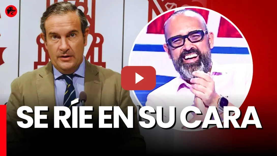 Embedded thumbnail for Risto Mejide se ríe en la cara del portavoz del PP por decir que ellos no mienten