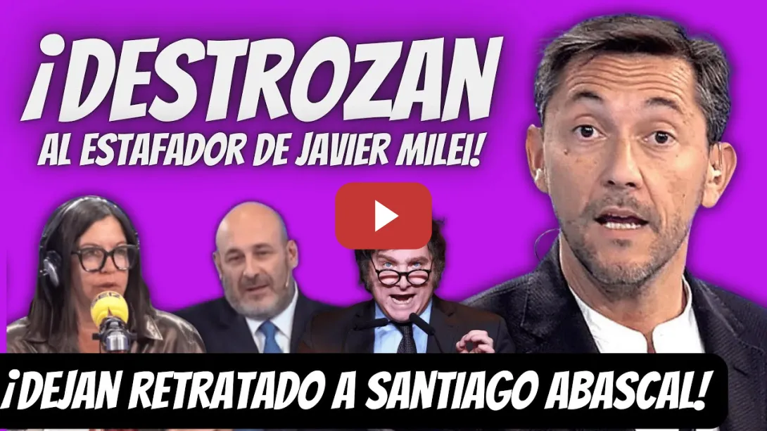 Embedded thumbnail for Àngels Barceló y Javier Ruiz TRITURAN a Milei y a Abascal por salir a DEFENDER al ESTAFADOR
